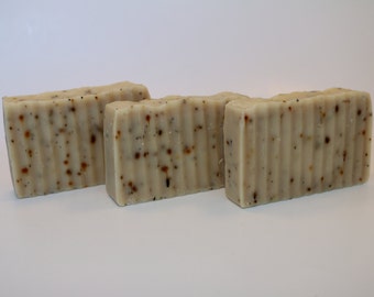 3 bars of Lavender White Tea Soap: All Natural Handmade Vegan Soap, Cold Process Method