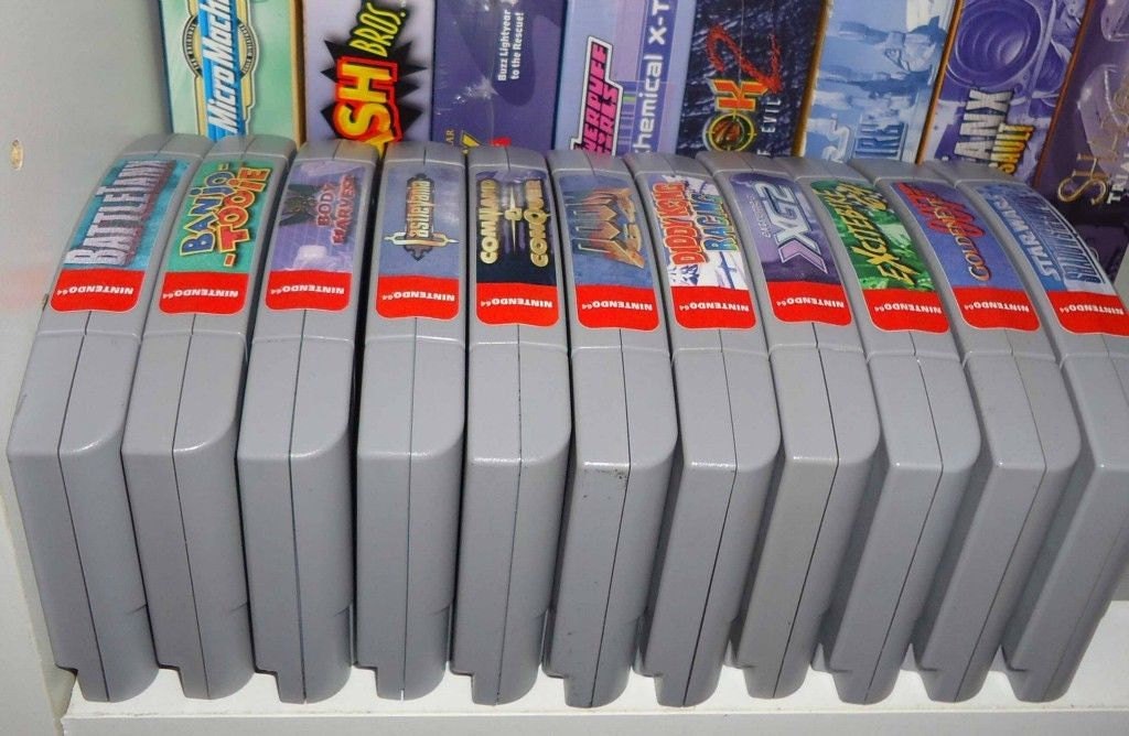 Nintendo N64 Cartridge end labels All US Games by N64LabelStore