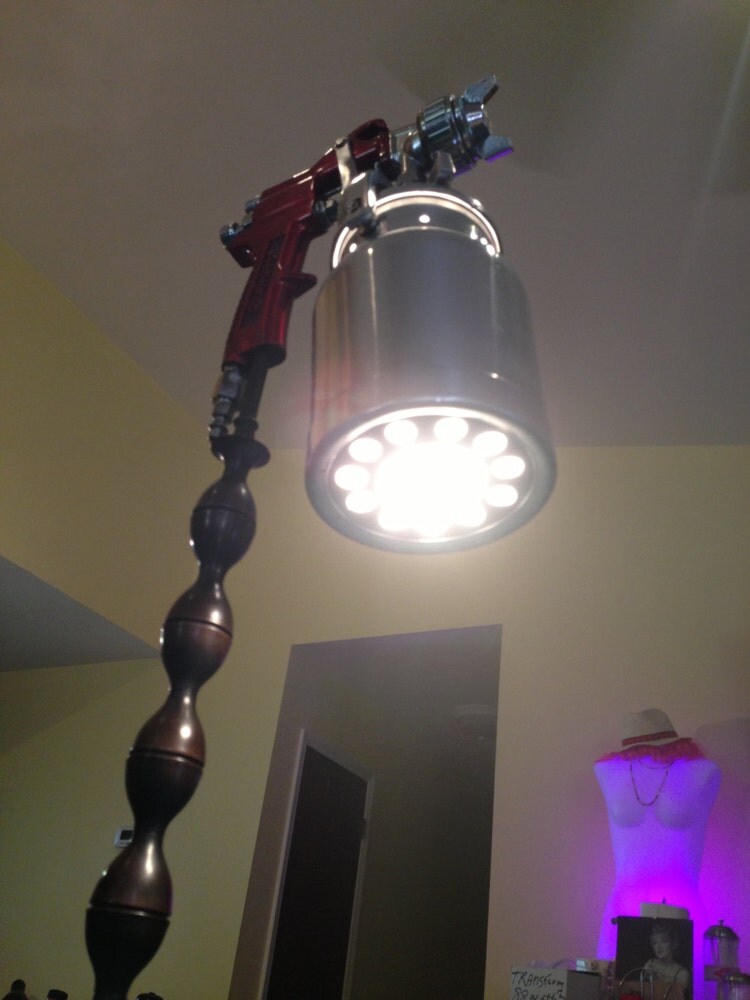Paint Sprayer Gun Lamp Car Guy Gift by LampsbyLowman on Etsy