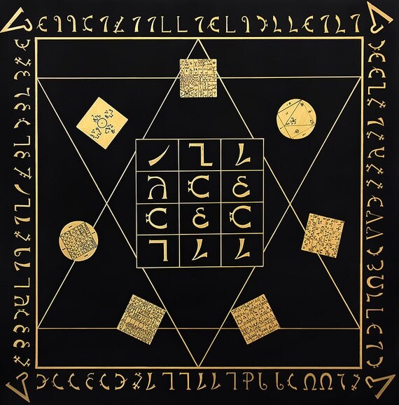 Enochian Holy Table with Ensigns of Creation by ApotheosisRevel