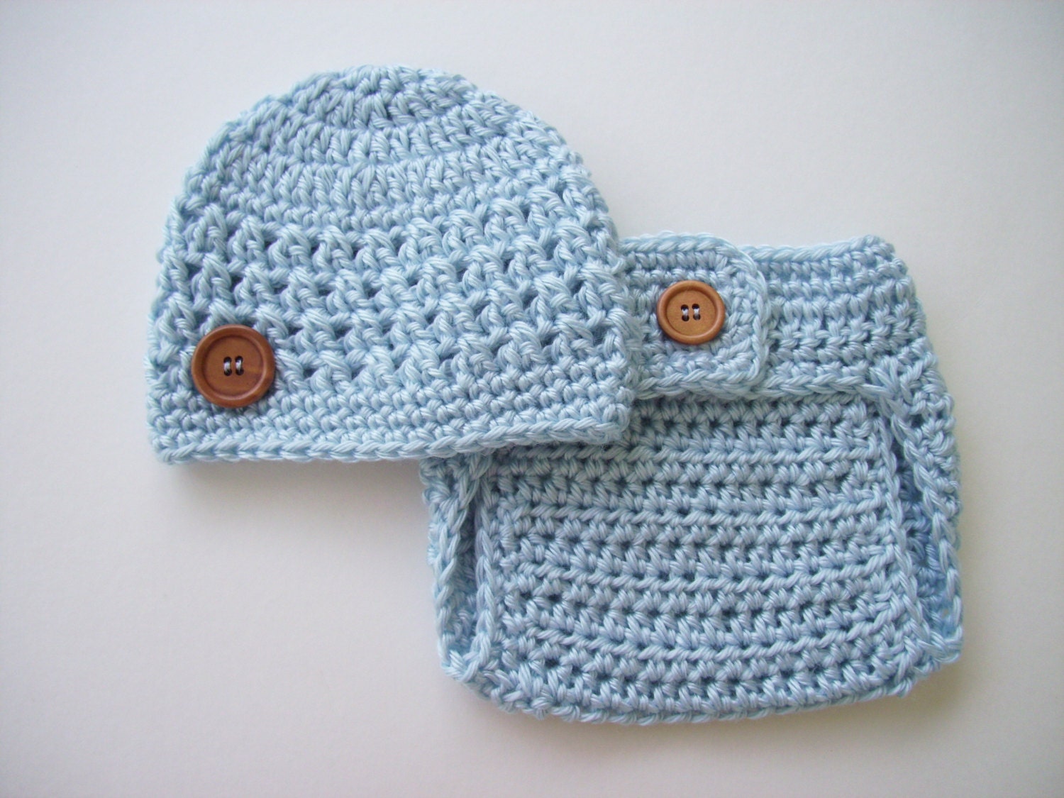 Baby Boy Hat and Diaper Cover Baby Boy Hat Newborn Hat