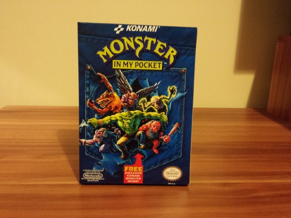 NES Monsters in my Pocket USA Repro Box NO Game Included