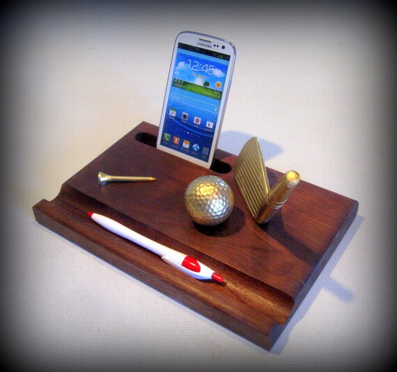 Items similar to Golf Decor Cell Phone or Business Card Holder Desk