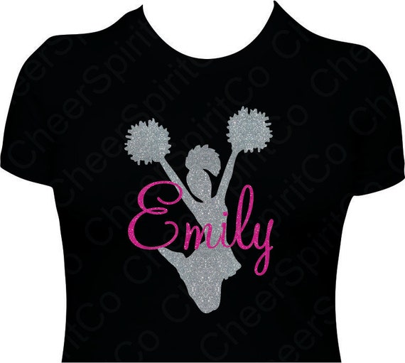 Cheerleader Cheerleading Custom Personalized T Shirt Shirt