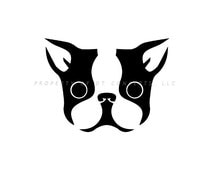 Unique boston terrier decal related items | Etsy