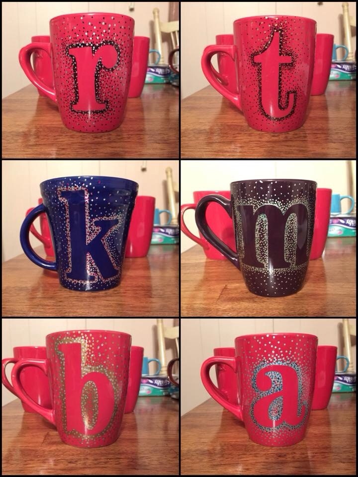 Personalized Monogram Mugs