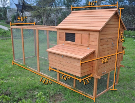 Ranch Backyard Chicken Coop - Good for 10 to 15 Chickens - Also Great 