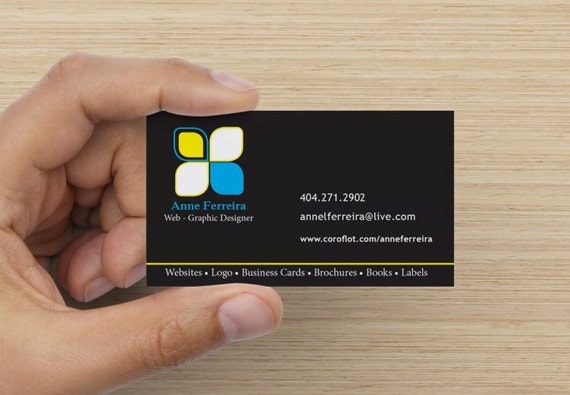 Items similar to Bilingual business card. Front in English, back in