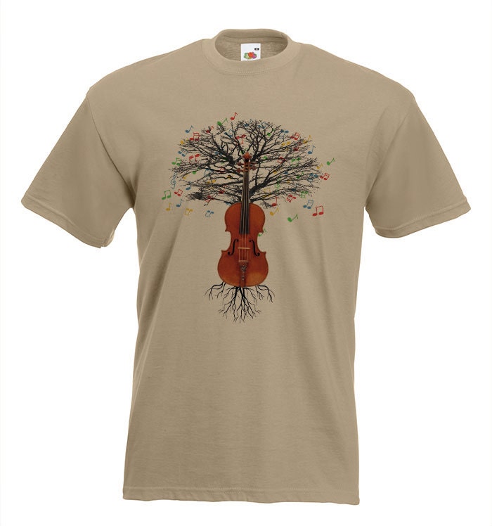 t shirt violin