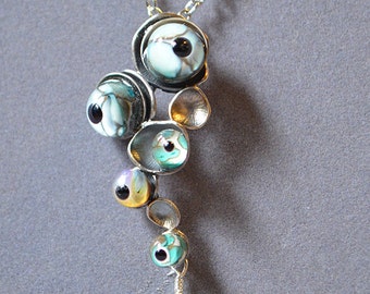 Tearfall Necklace Made With Glass Eyes