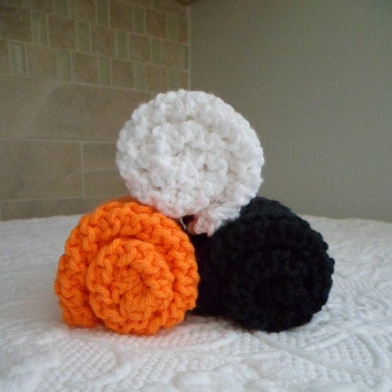 Halloween Town Cotton Dishcloth Trio