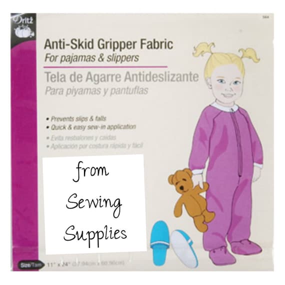 Dritz Anti-Skid Gripper Fabric 11" x 24" - WHITE - Package