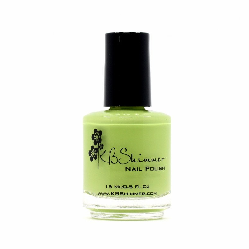Honeydew List Cream Nail Polish 0.5 Oz Full Sized by KBShimmer