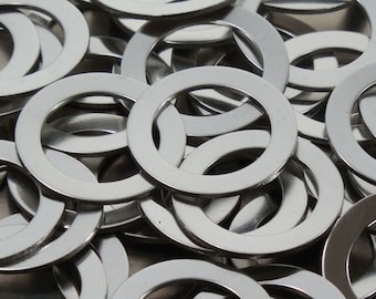 Pewter Stamping Blanks - Washers - 18 Gauge, Round stamping blanks, Washer blanks, Bopper