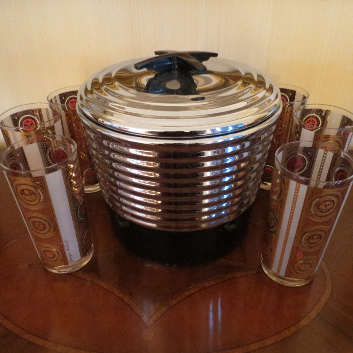 Vintage Art Deco Thermos Ice Bucket Tub 1930's by mshedgehog