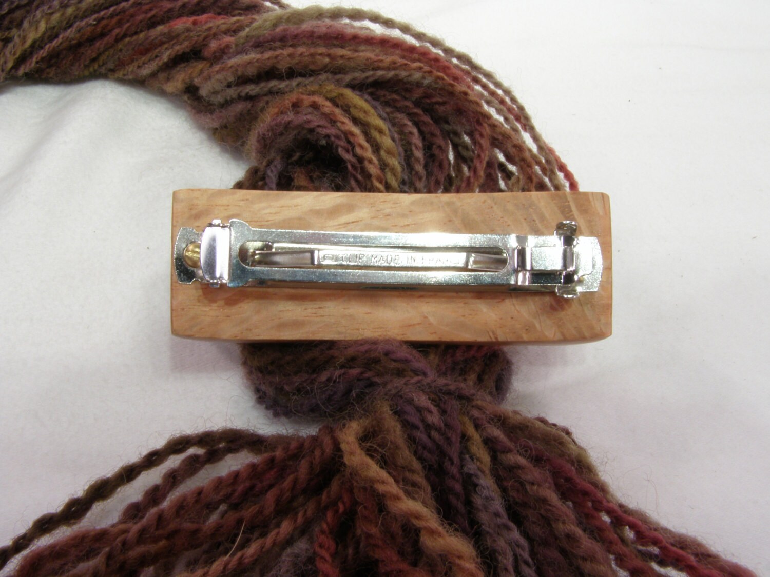 Small Hair Barrette Lacewood lifetime guarantee by earnestefforts