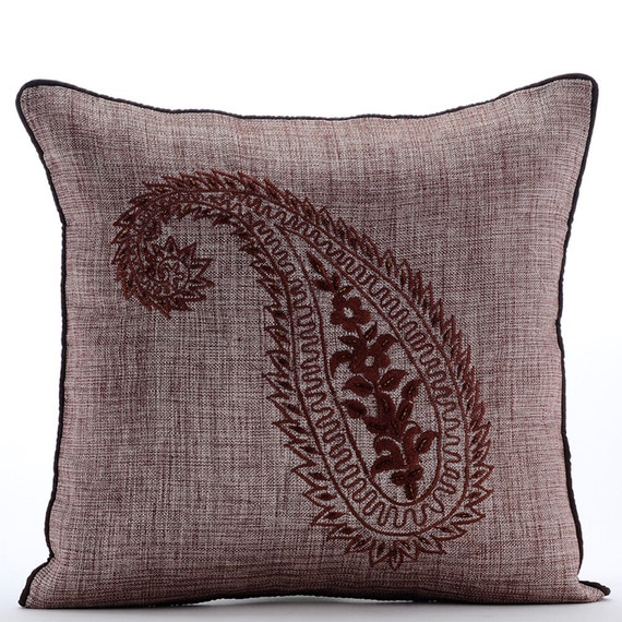 Designer Brown Throw Pillows Cover For Couch