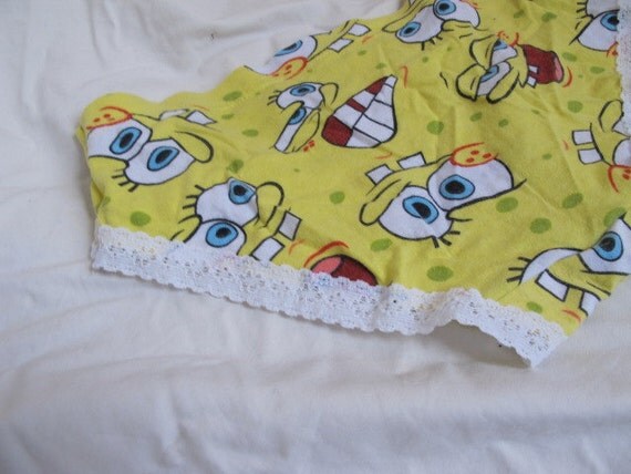 spongebob bra and panties