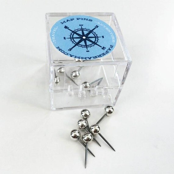 Map Pins // Interactive Map Pins Map Tacks Map Push Pins