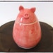 Custom Order-Super Cute Pink Pig Jar by misunrie