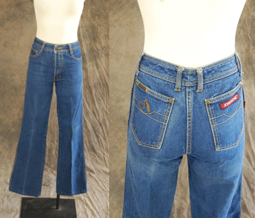 vintage 80s Jordache Jeans 1980s High Waist Denim by jessamity