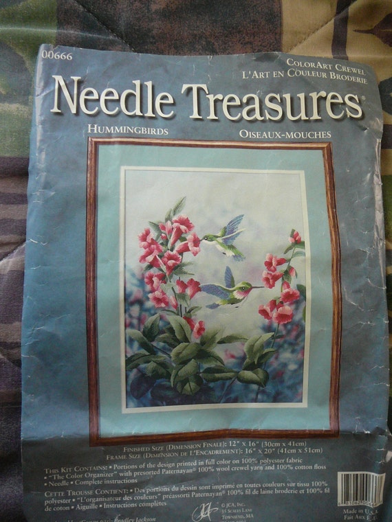 Needle Treasures Crewel Embroidery Kit