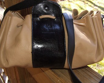 Unique Leather PUNTA CANA Souvenir Shoulder Cross Body Bag Drawstring ...