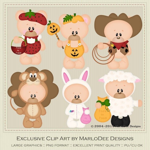 halloween teddy bear clip art - photo #35