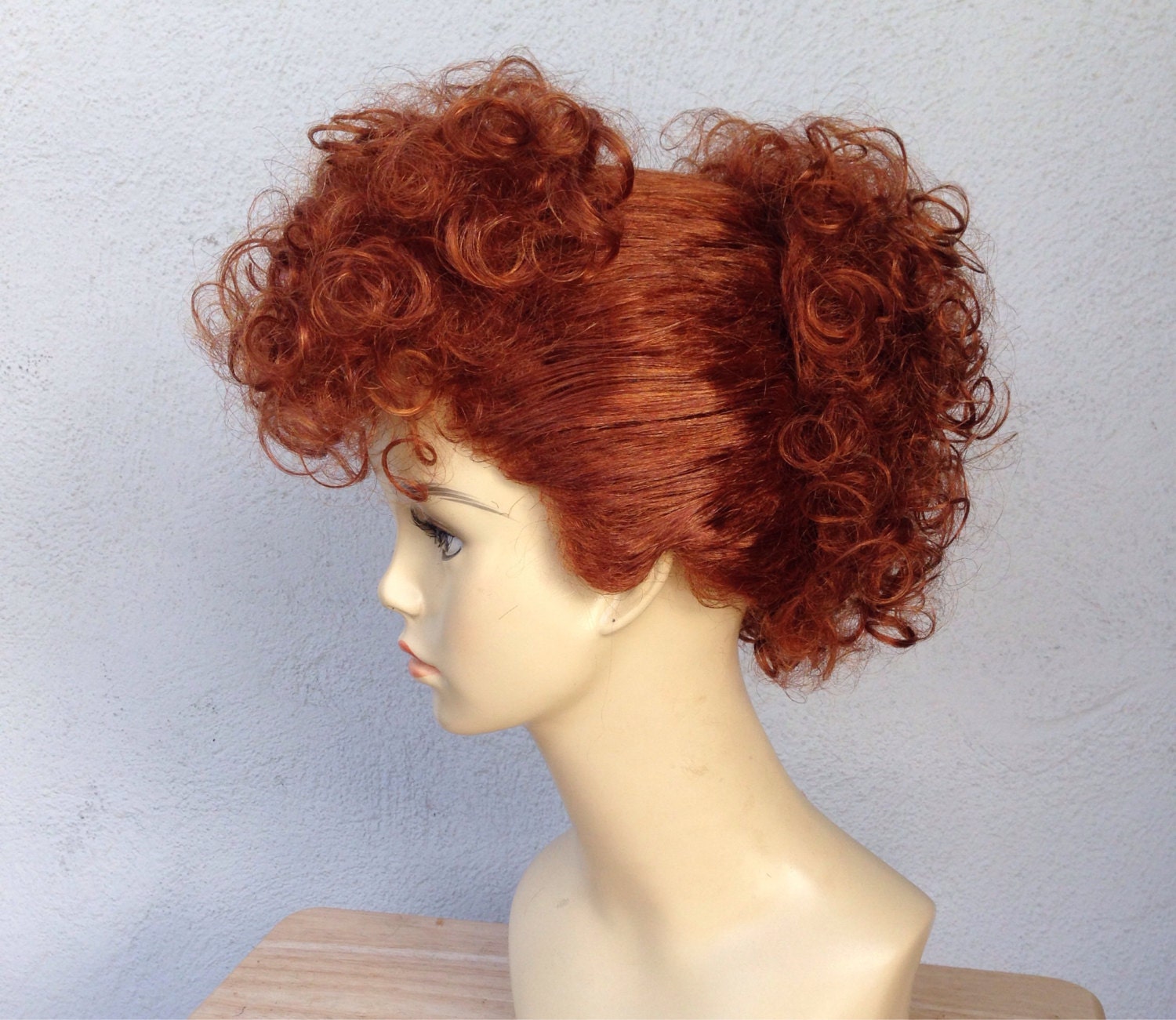 Lucille Ball I Love Lucy Adult Costume Wig By Littlepennylane 