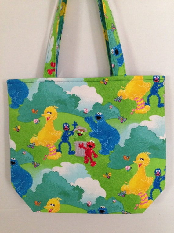 Sesame Street Tote Bag/Book Bag/Preschool by