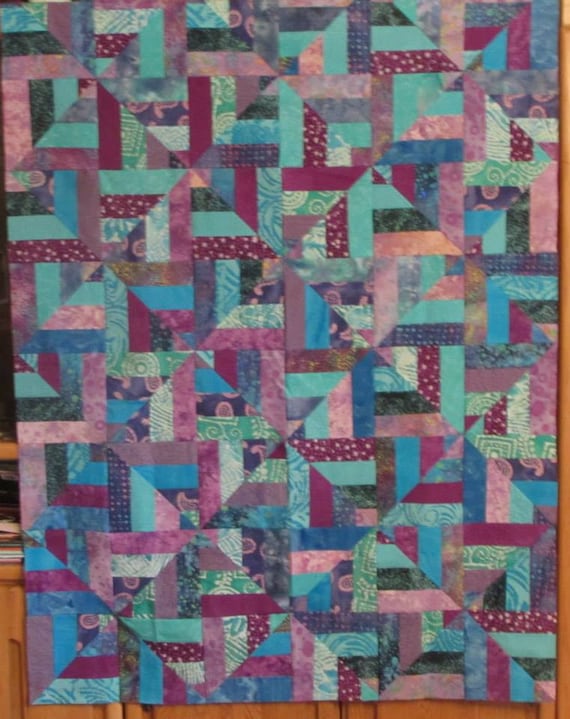 Cool Water Quilt Top