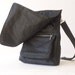 Messenger bag black, shoulder bag backpack bag for men - Talos Bag