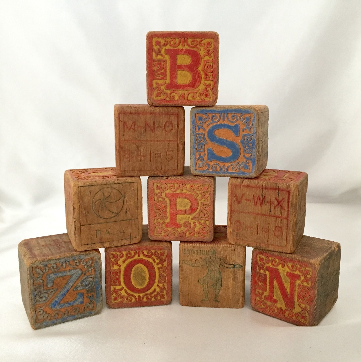 old abc blocks