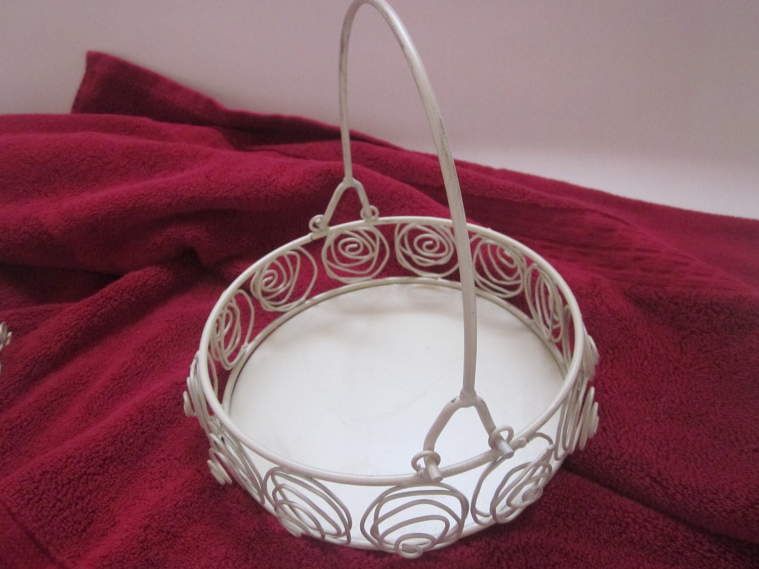 GARDEN BASKET SET Candle Holders And Basket Rubber by ItseeBitsee