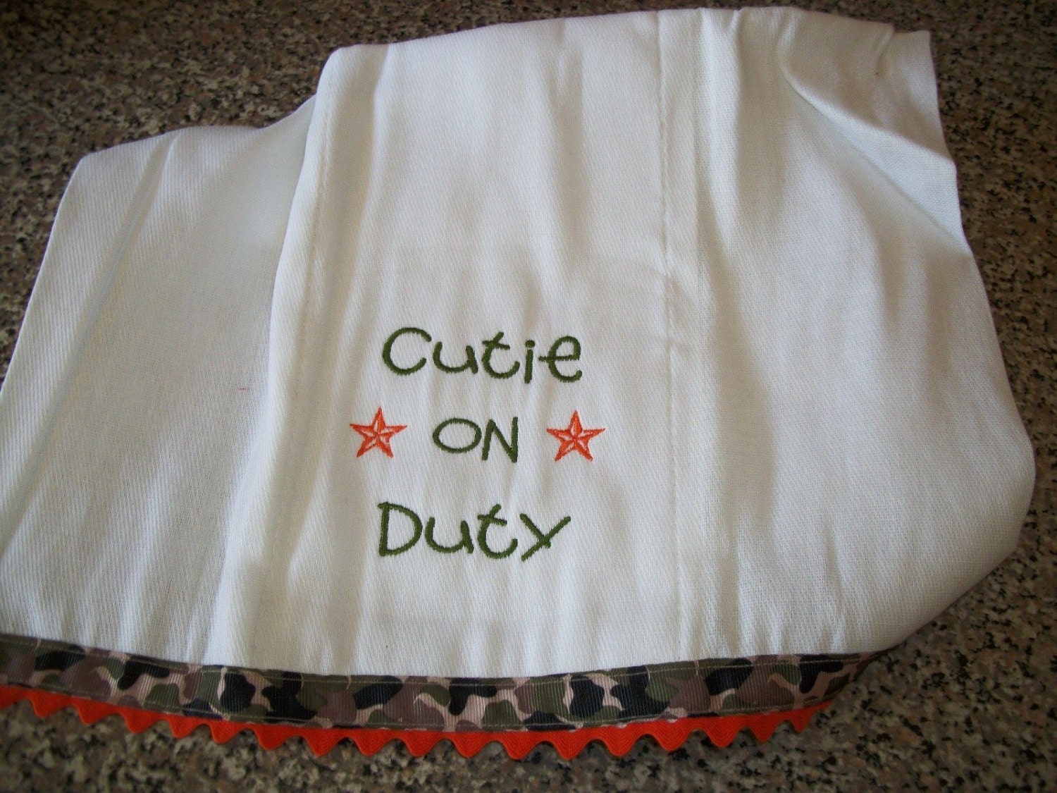 Embroidered Baby Diaper Burp Cloth