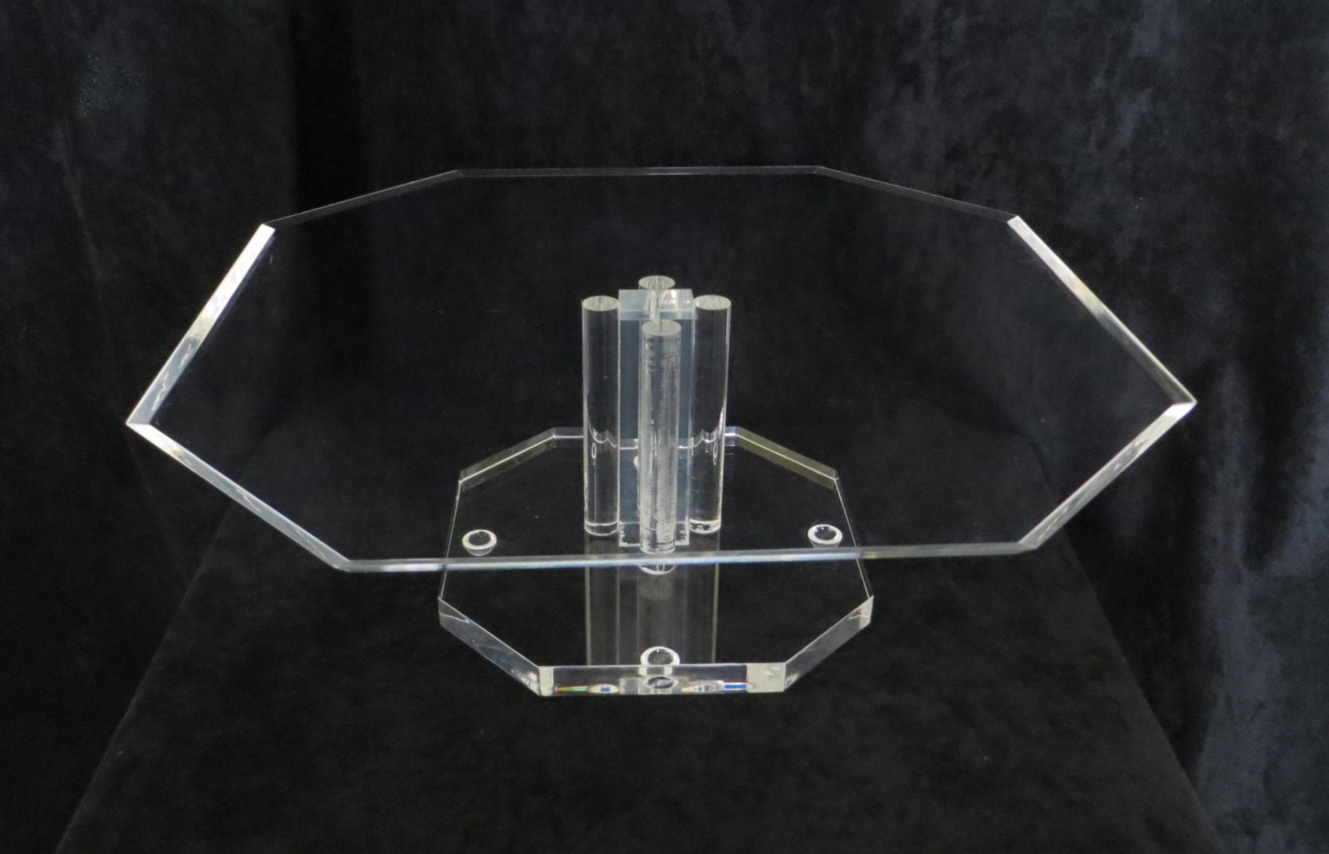 Vintage Lucite Acrylic Pedestal Cake Stand – Haute Juice