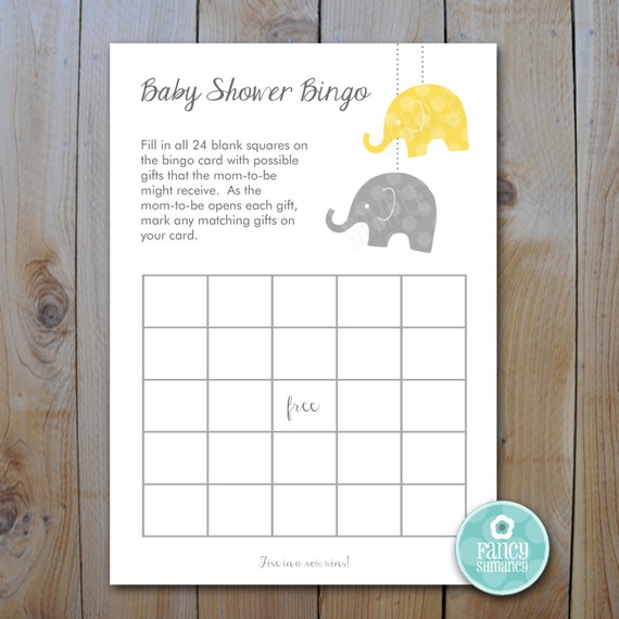 elephant-baby-shower-bingo-game-cards-yellow-and-grey