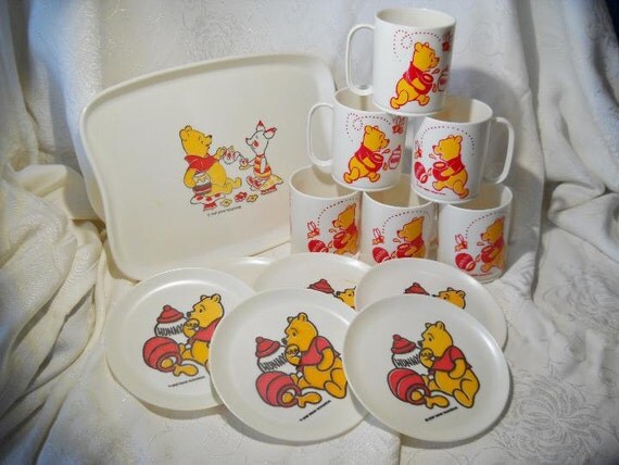 classic pooh tea set