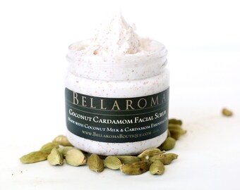Coconut Cardamom FACIAL SCRUB- As Seen In GBK's Primetime Emmy Awards Celebrity Gift Bags