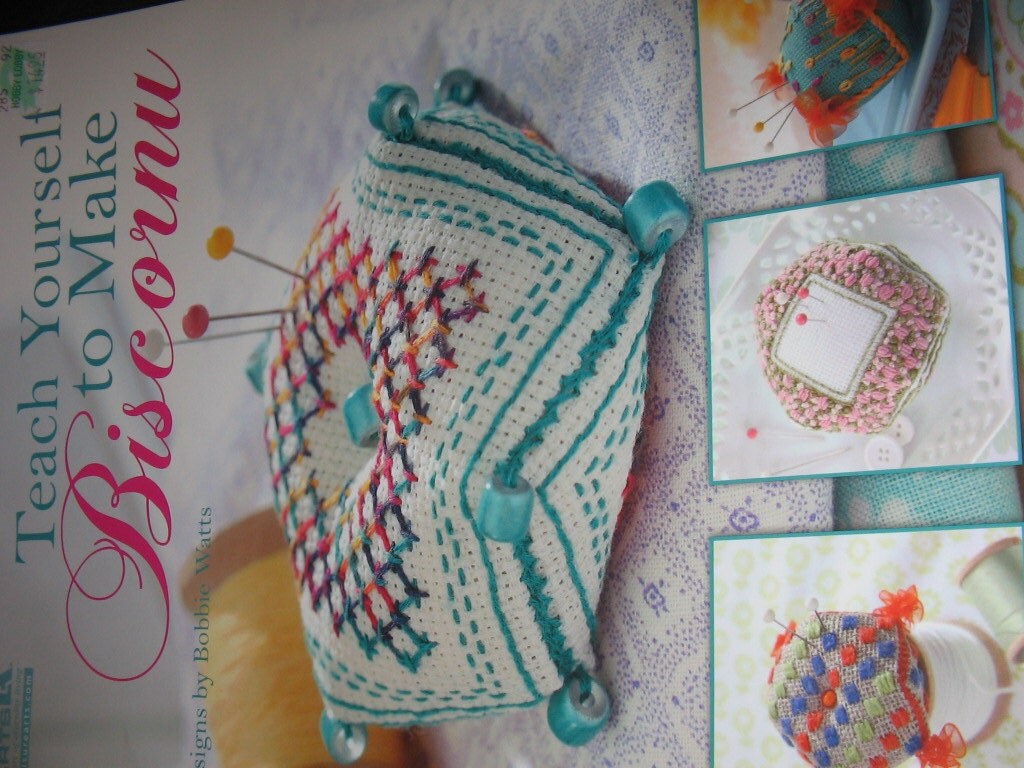 Teach Yourself To Make Biscornu Cross Stitch Pattern