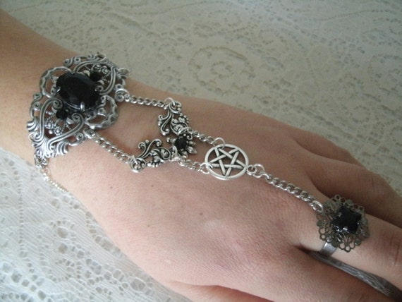 Pentacle Slave Bracelet wiccan jewelry pagan jewelry wicca