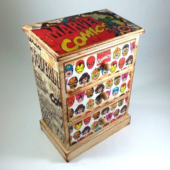 Made To Order - Jewelry Box - Marvel Comics - Comic Book, Chest Of 