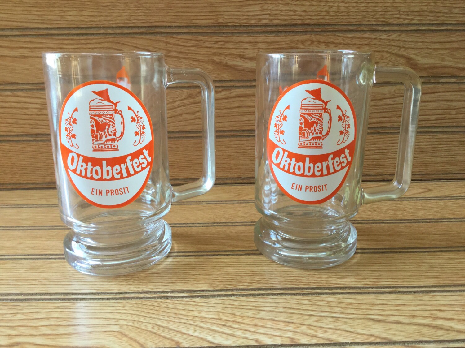 Vintage Oktoberfest Glass Mugs Steins Beer By Findingyesterday 1301