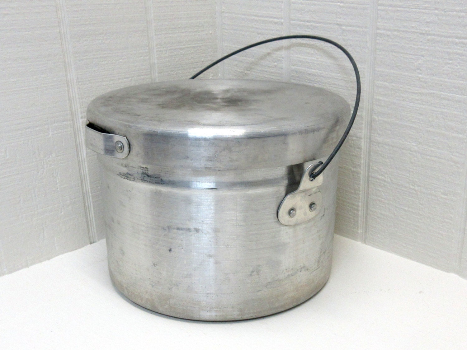 Vintage Aluminum Cook Set Camping Pots Pan by thejunkman on Etsy