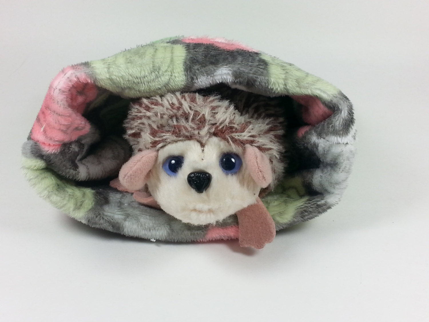 Small Animal Cuddle Sack Hamster Snuggle Sack Minky Roses