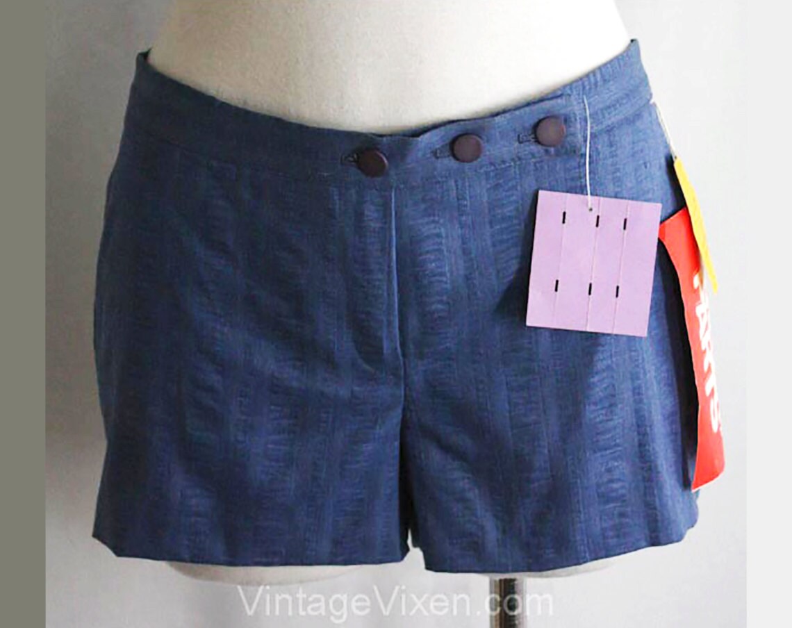 blue hot pants