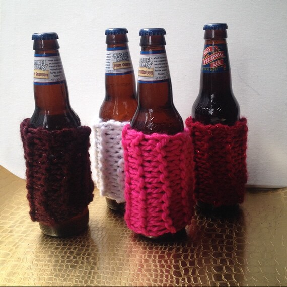 Items similar to Valentines Day Kozy Koozie Beer SweaterParty Pack in