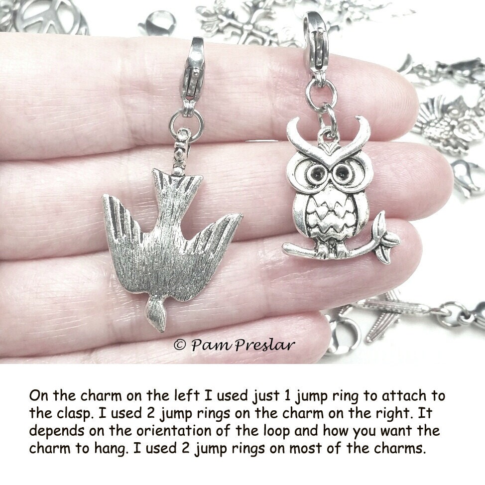 Bulk Zipper Pull Charm Assortment Silver Pendant Collection