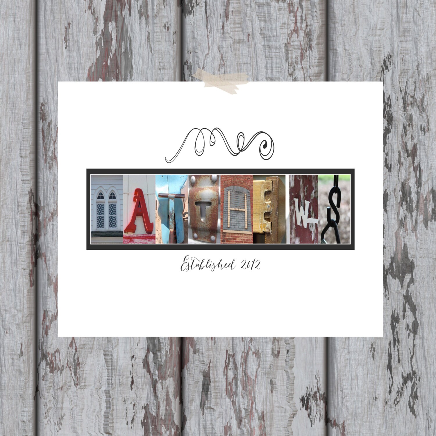 last-name-letter-art-print-11-x-14-with-by-tayloredinspirations