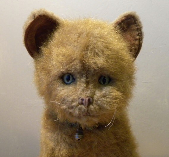 vintage cat soft toy